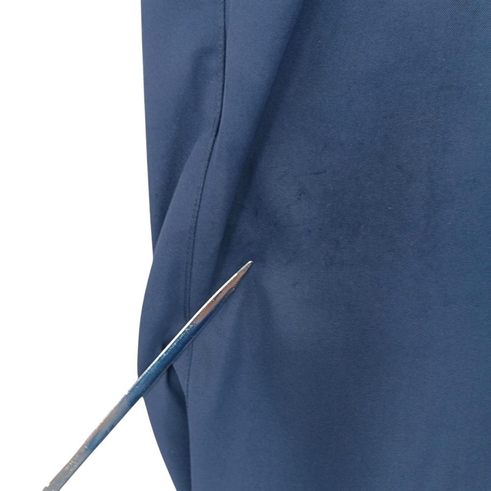 Peter Millar Pants Mens 36x31 (Tag 36x32) Blue Flat Front Polyester Golf EB78 - Picture 2 of 15